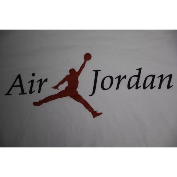 Air Jordan Shirt Men M White Active Long Sleeve Spell Out Jumpman Logo Graphic - Picture 3 of 8